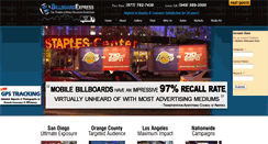 Desktop Screenshot of billboardexpress.com
